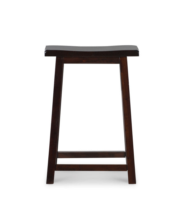 Saddle Dark Brown Stool