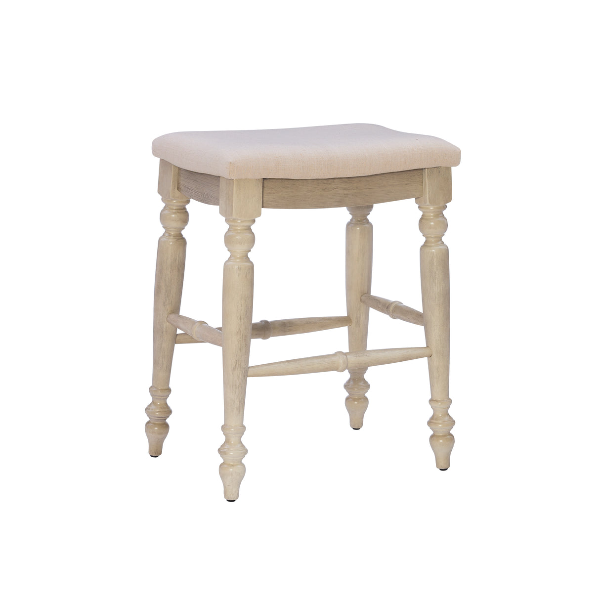 Marino Antique Backless Bar or Counter Stool