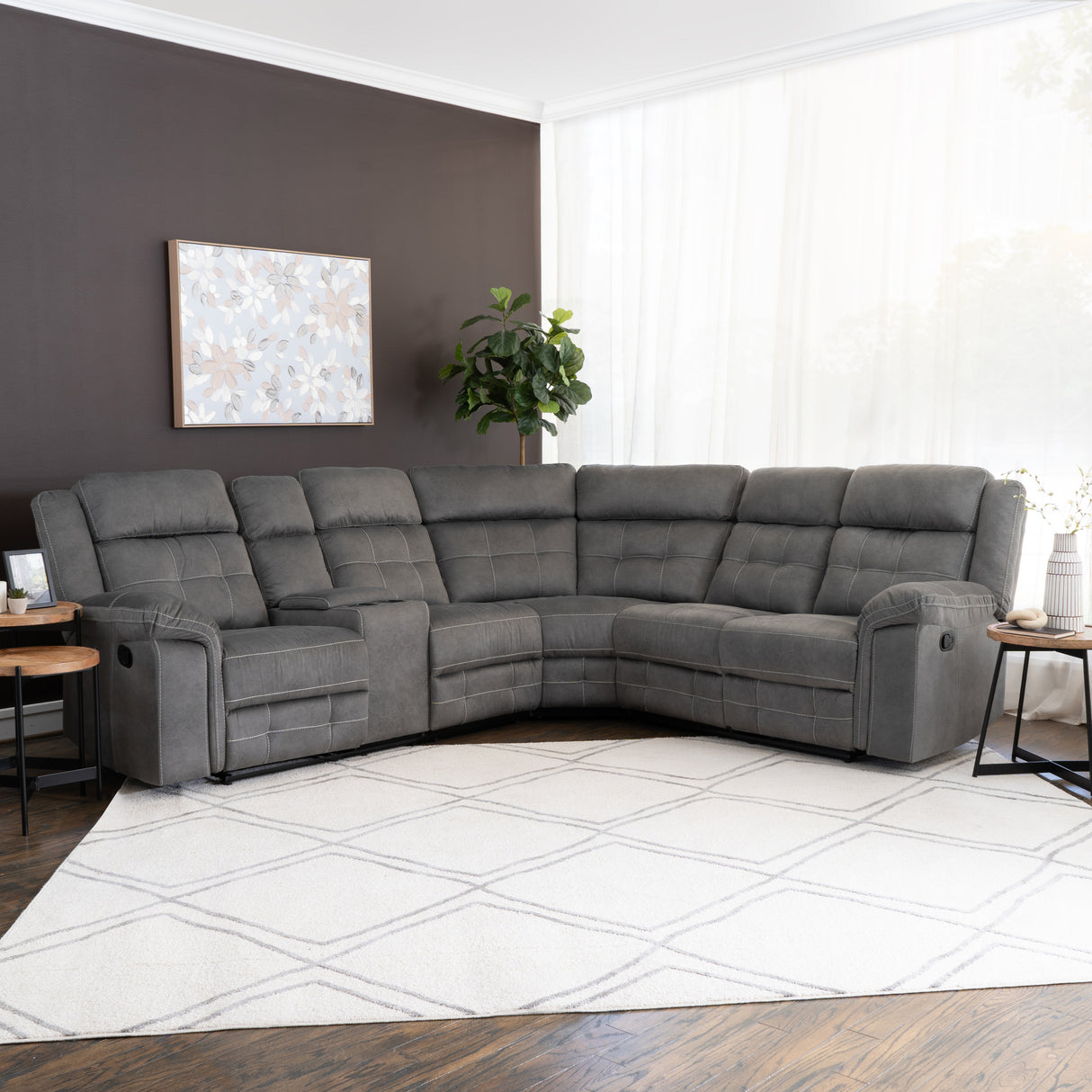 Keystone Gray Sectional