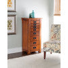 Anna Lee Oak Jewelry Armoire