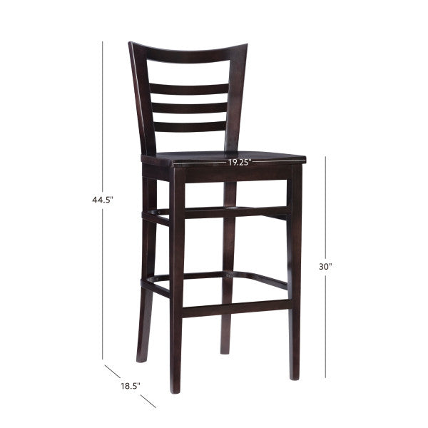 Brit Brown Bar Stools (Set of 2)