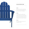 Adirondack Outdoor Chair