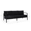 Alora Aluminum 3 Seater Sofa