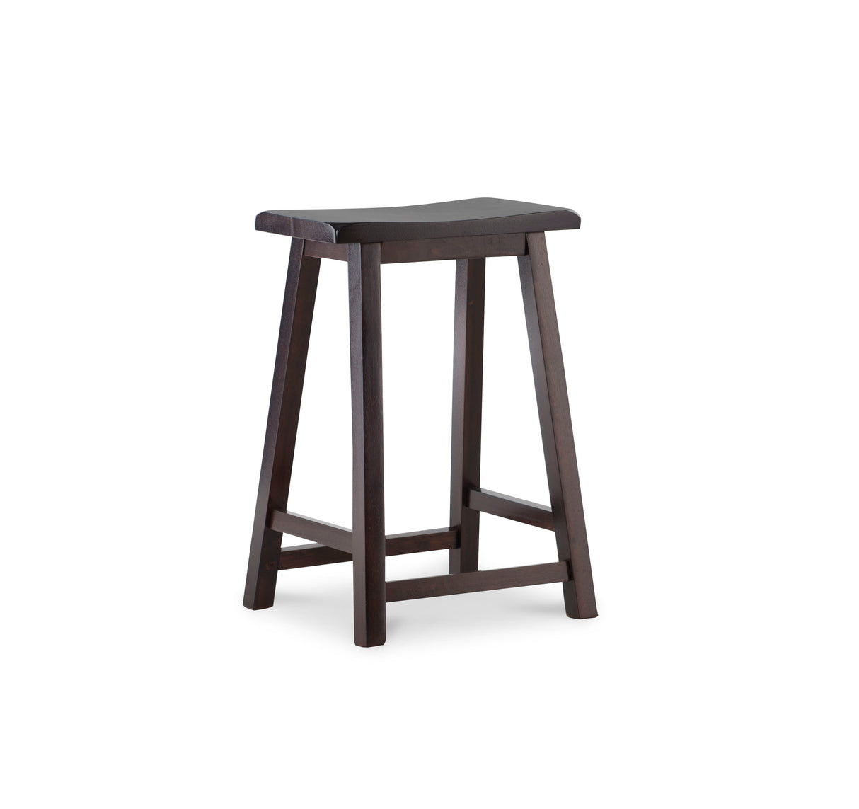 Saddle Dark Brown Stool