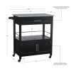 Cameron Kitchen Cart Granite Top