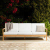 Cannon Teak 2 or 3 Seater Sofa With Cushions