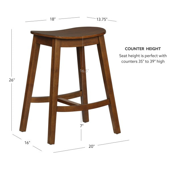 Cappy Backless Counter Stools (Set of 2)
