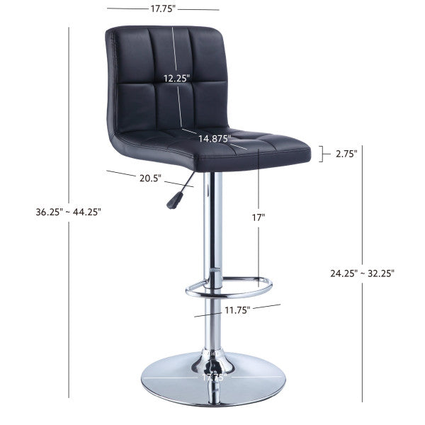 Brandt Faux Leather Bar Stool