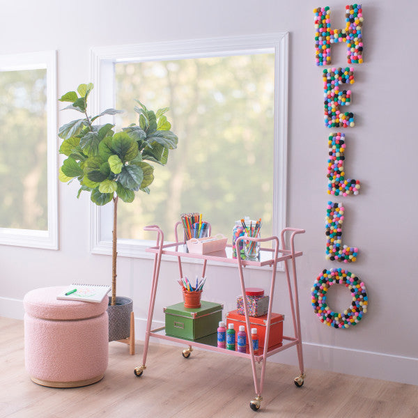 Ellie Metal Bar Cart