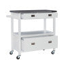 Sydney White Kitchen Cart