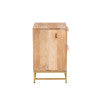 Raphael Cane Two Drawer Table