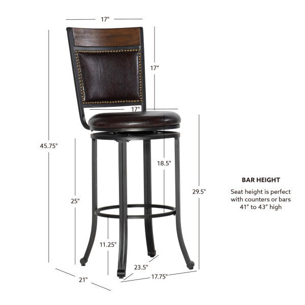 Franklin Swivel Stool