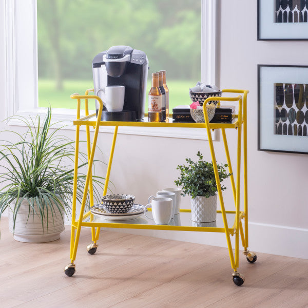 Ellie Metal Bar Cart