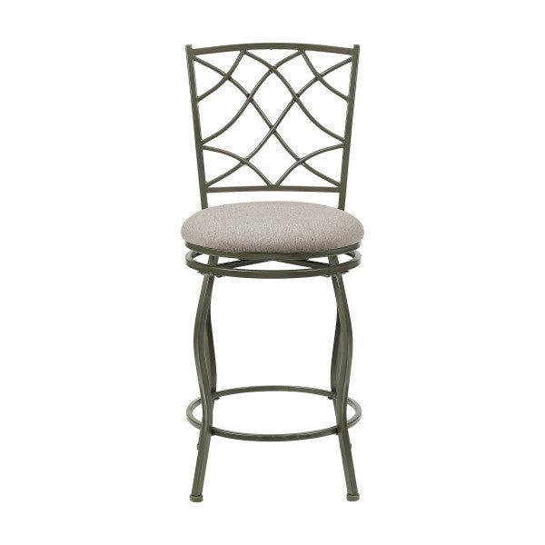 Karla Pewter Adjustable Leg Stools (Set of 3)