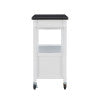Sydney White Kitchen Cart