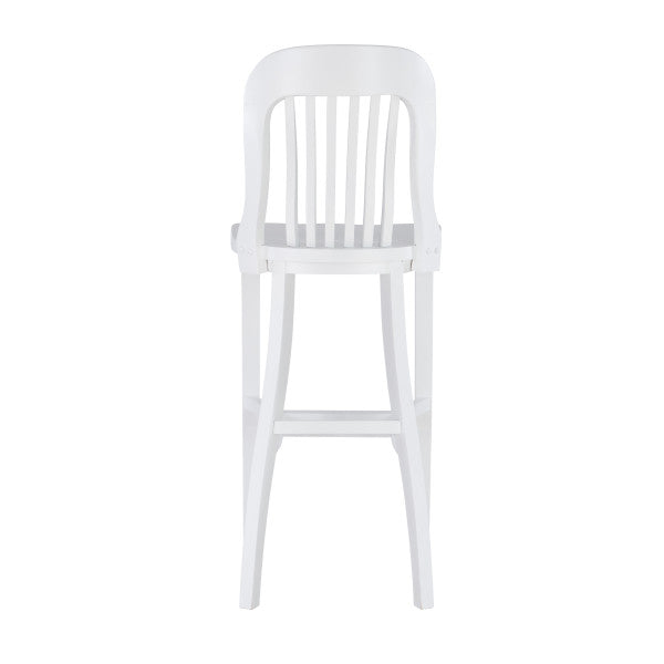 Norman White Bar Stools (Set of 2)