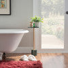 Ayleen Green Marble Gold Drink Table