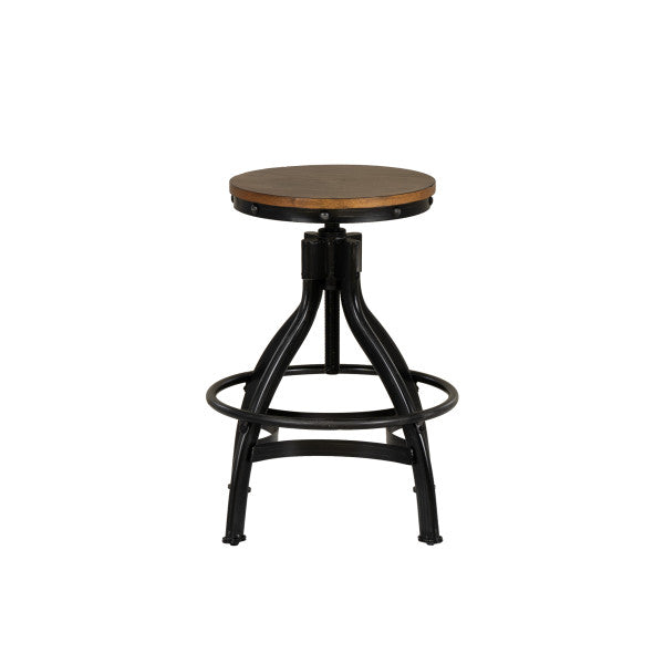 Haywood Adjustable Height Backless Stools (Set of 2)
