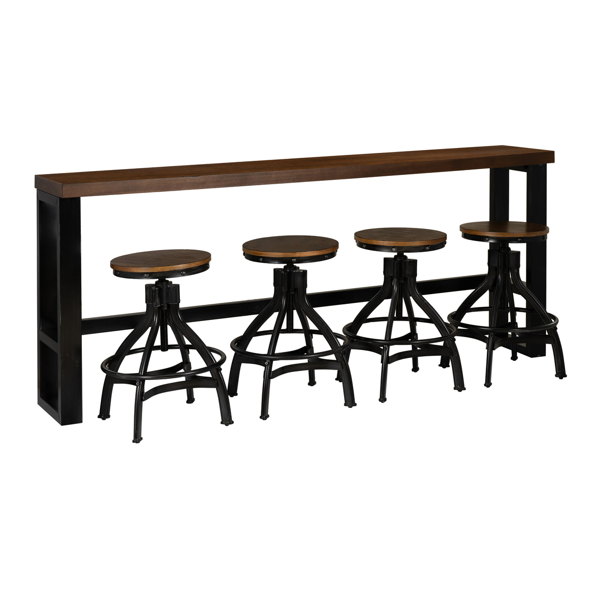 Haywood Sofa Bar 4 Stools 5 Piece Set