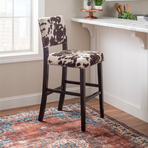 Corey Cow Print Stool