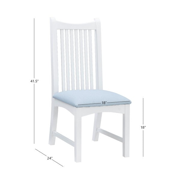 Andy Black Upholstered Chair (Set of 2)