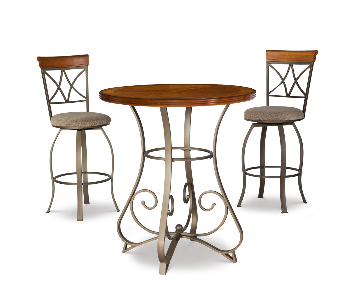 Hamilton 3 Piece Pub Set with Swivel Stools