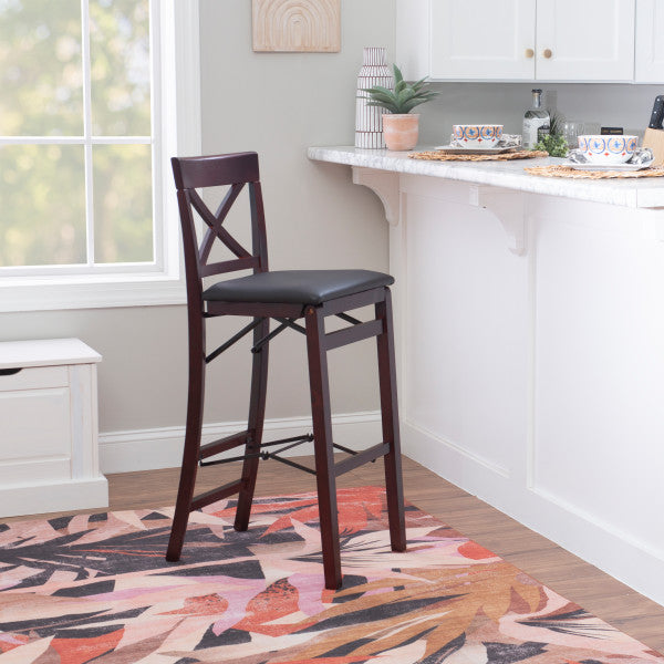 Triena X Back Folding Stool