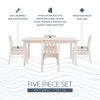Svana Natural 5PC Dining Set