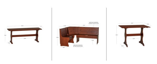 Chelsea Natural Corner Nook Set