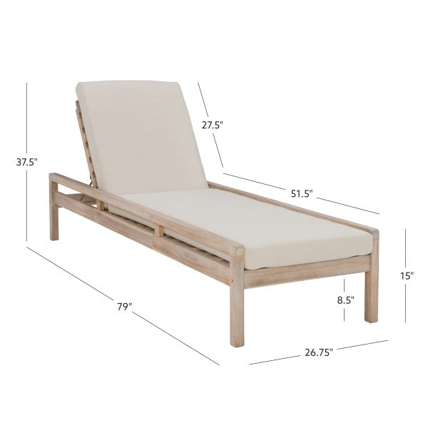 Svana Single or Double Chaise Lounger Set