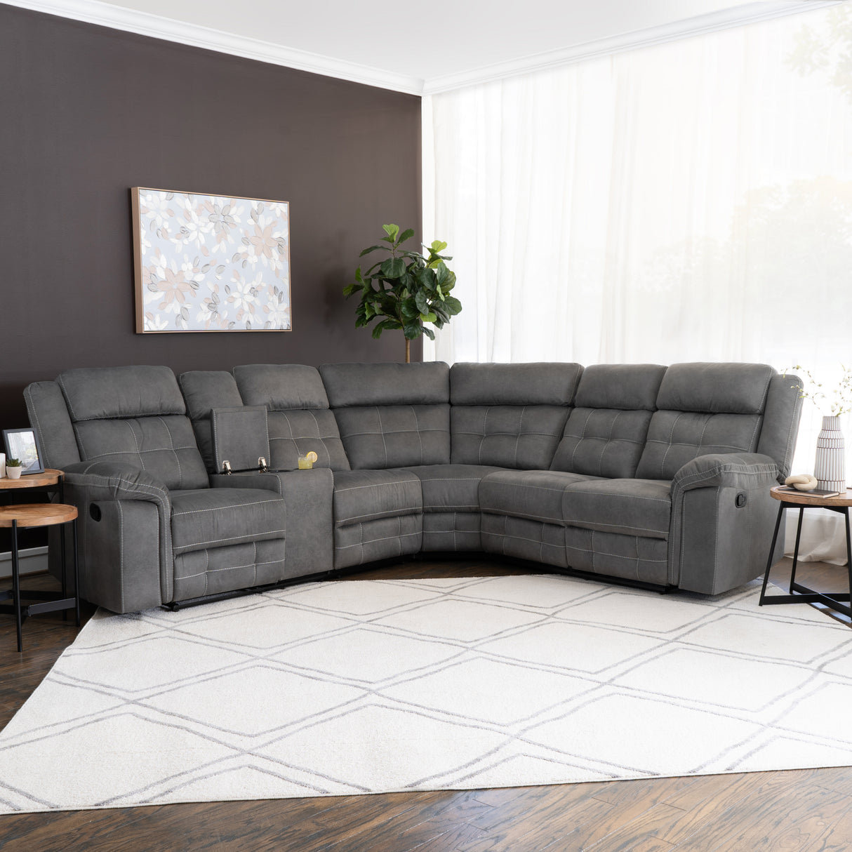 Keystone Gray Sectional