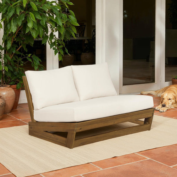 Bluffton Black White or Grey Outdoor Bench
