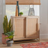 Raphael Cane Cabinet Two Sliding Doors
