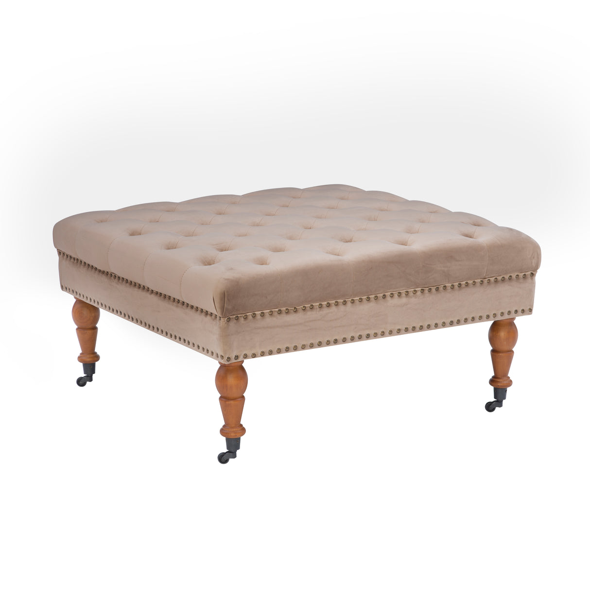 Isabelle Square Tufted Ottoman