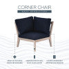 Svana Beige or Navy Corner Chair