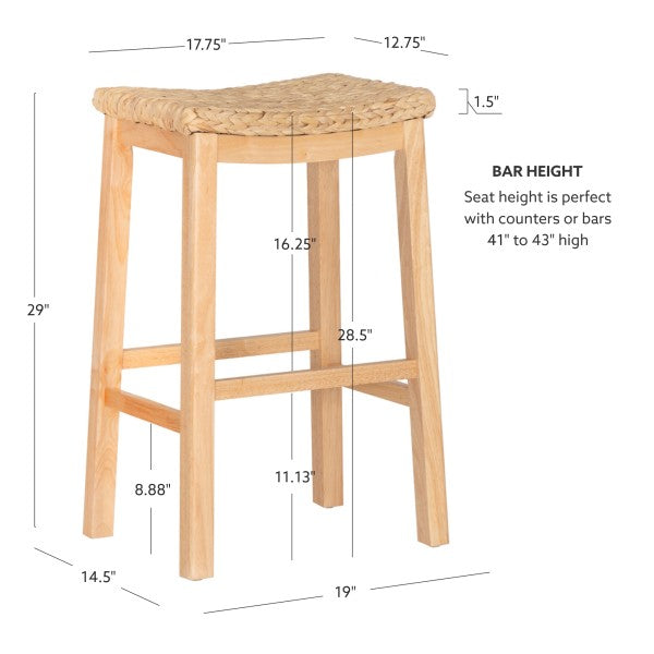 Harlow Hyacinth Stool