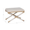 Campaign Gold Rope Stool