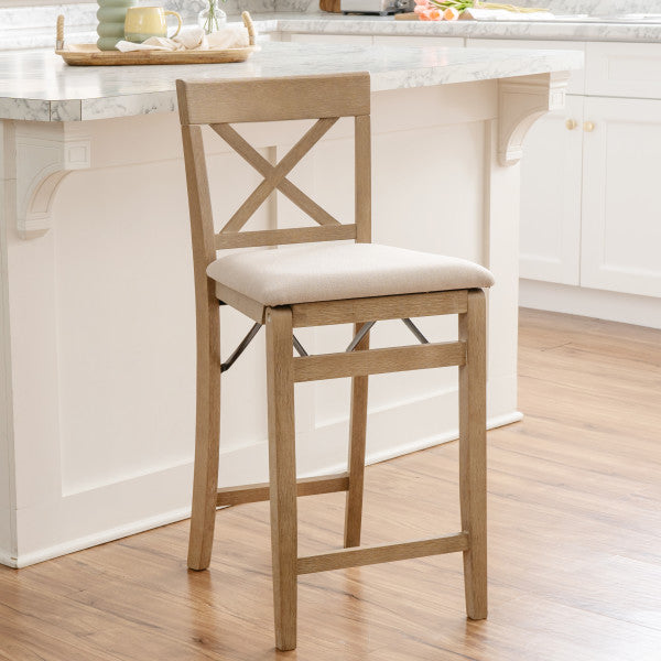 Triena X Back Folding Stool