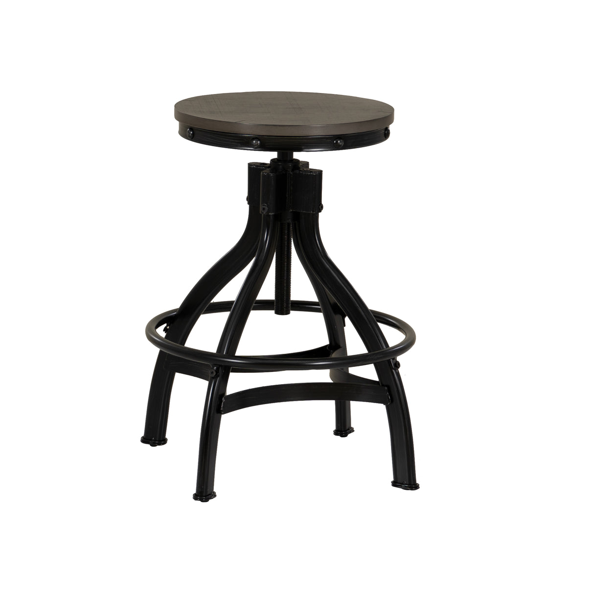 Haywood Adjustable Height Backless Stools (Set of 2)
