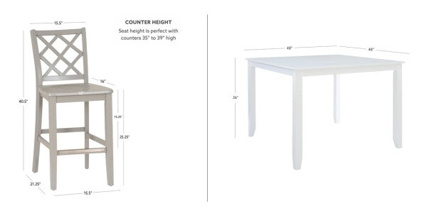 Maui 5PC Counter Set