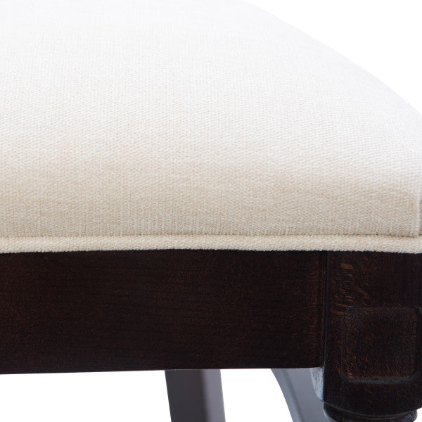 Babylon Brown Side Chair with Upholstered Seat (Set of 2)