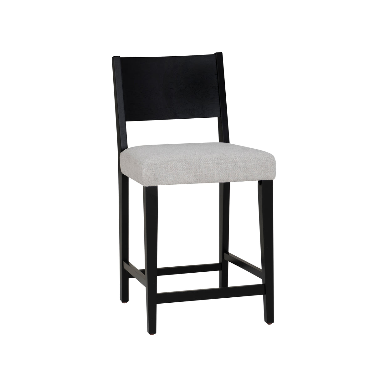 Cosgrove Black Upholstered Counter Stools (Set of 2)