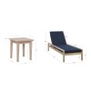 Svana Blue 3PC Chaise Lounge Set