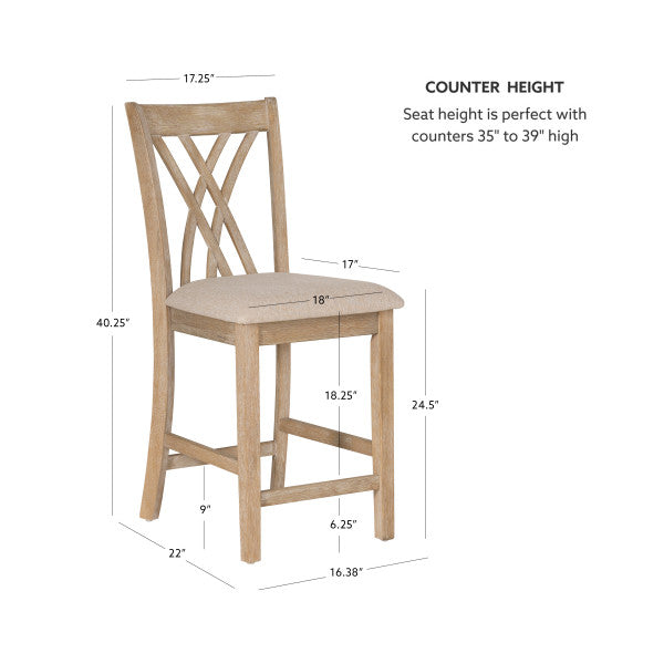 Starla Counter Stools (Set of 2)