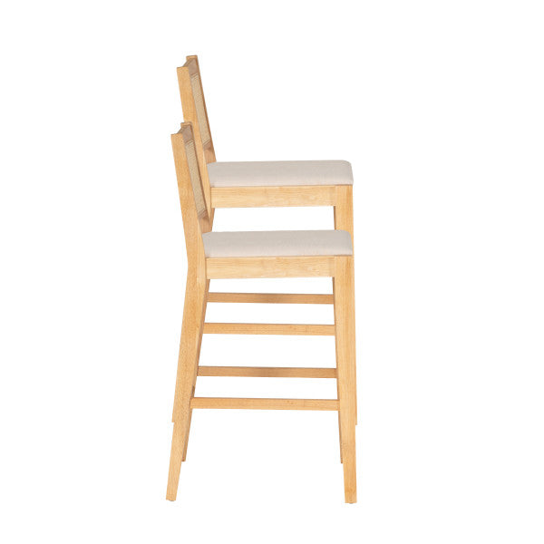 Beaux Cane Stools (Set of 2)