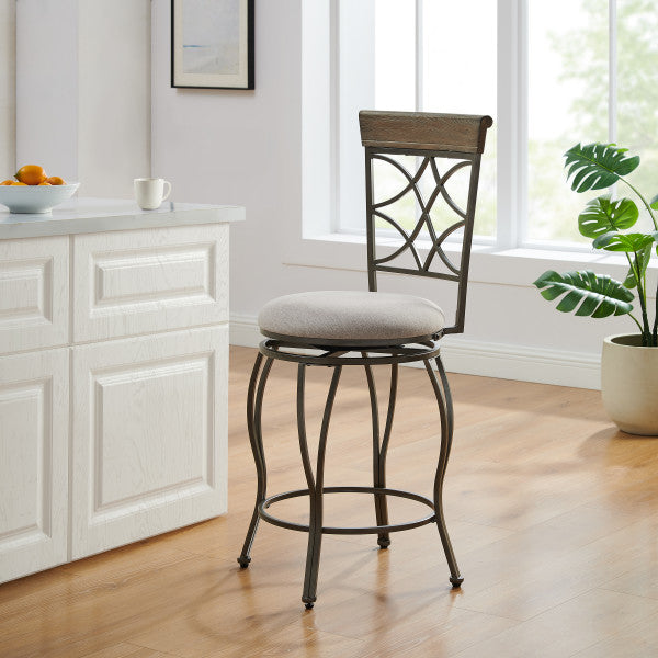 Curves Metal Counter Stool