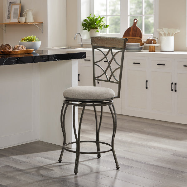 Curves Metal Counter Stool