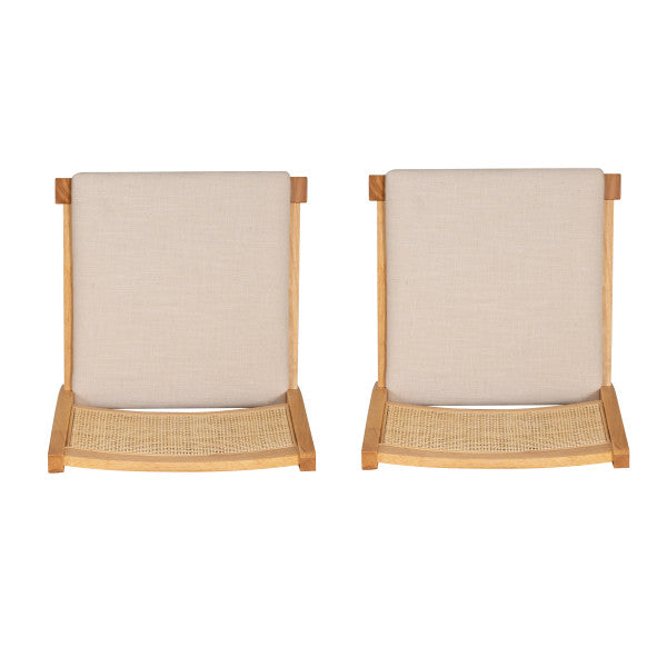 Beaux Cane Stools (Set of 2)