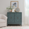 Dian Diamond Blue 2 Door Cabinet