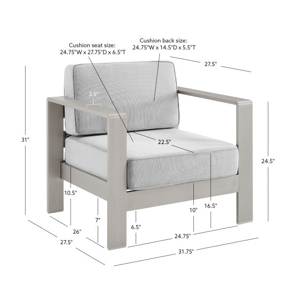 Key Largo Outdoor Chairs (Set of 2)